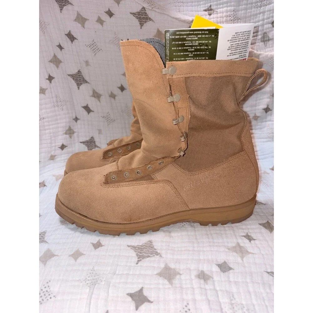 Belleville 790A Desert Tan Army Combat & Flight Boots! Size‎ 15.5 XW NWT